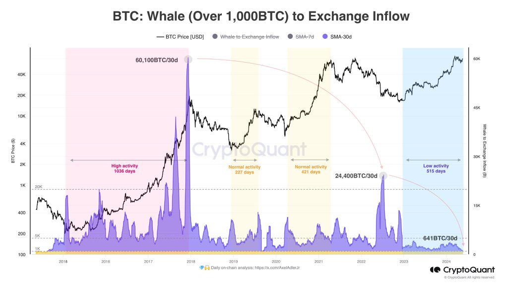 Bitcoin Whales Hold Steady: BTC Stays Strong Above $60,000, Says TradingView