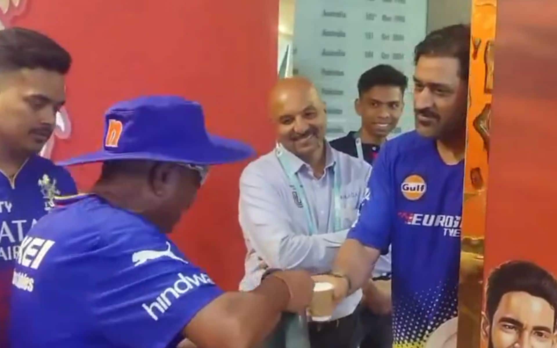 Current Affairs Question and Answers: Dhoni’s Surprise Visit to RCB Dressing Room for ‘Chai-Party’