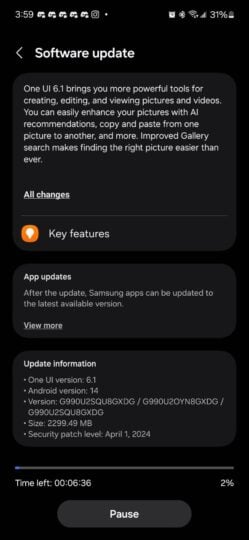 Samsung Galaxy S21 FE gets exciting new features with One UI 6.1 update!