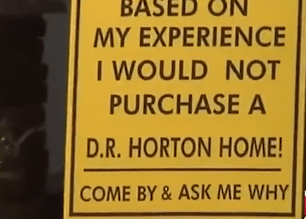 Thousands of DR Horton Homes Falling Apart in Just Months