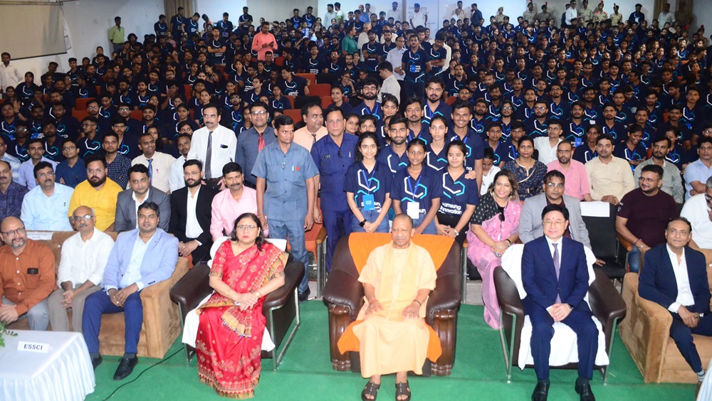 Uttar Pradesh’s Digital Uprising: CM Yogi Adityanath Celebrates Students While Samsung Wields the Skill-Building Sword—Is This True Progress?