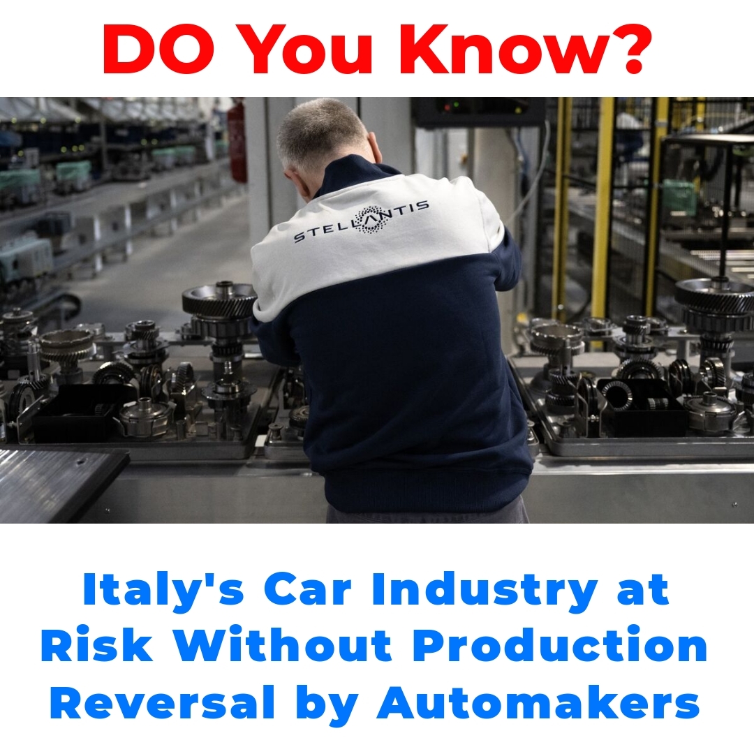 Italy’s Car Industry at Risk Without Production Reversal by Automakers