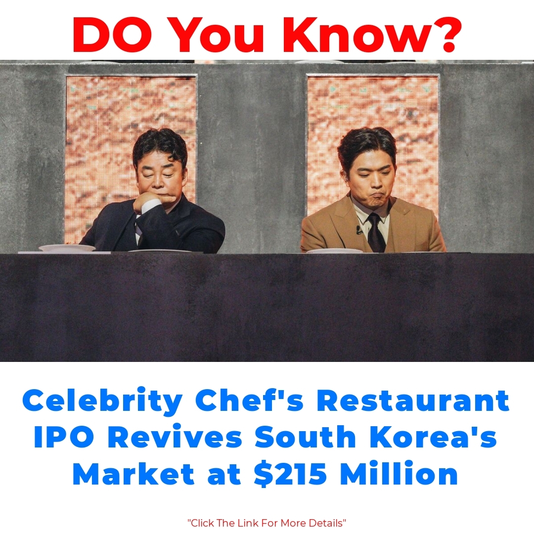 Celebrity Chef’s Restaurant IPO Revives South Korea’s Market at 5 Million