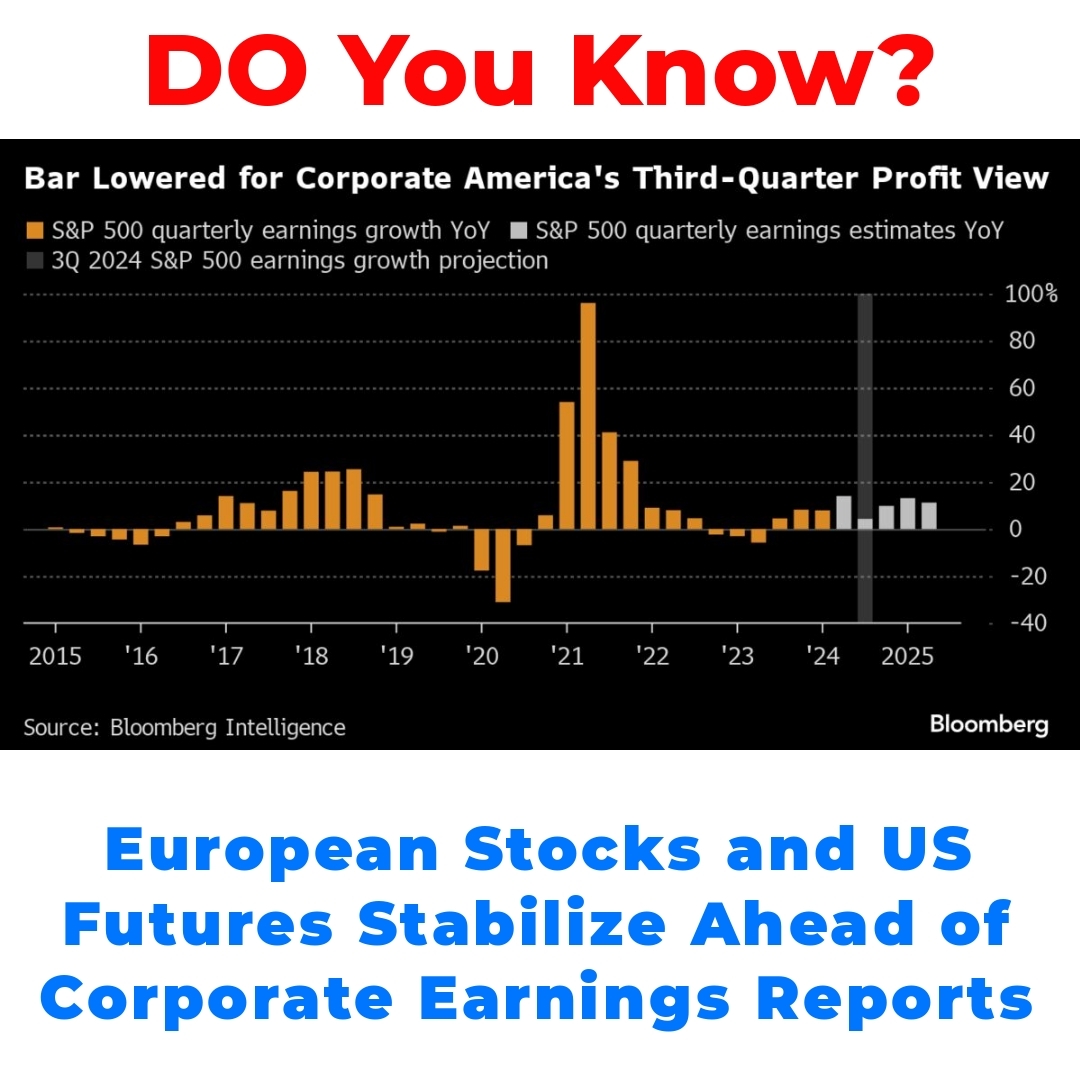 European Stocks and US Futures Stabilize Ahead of Corporate Earnings Reports