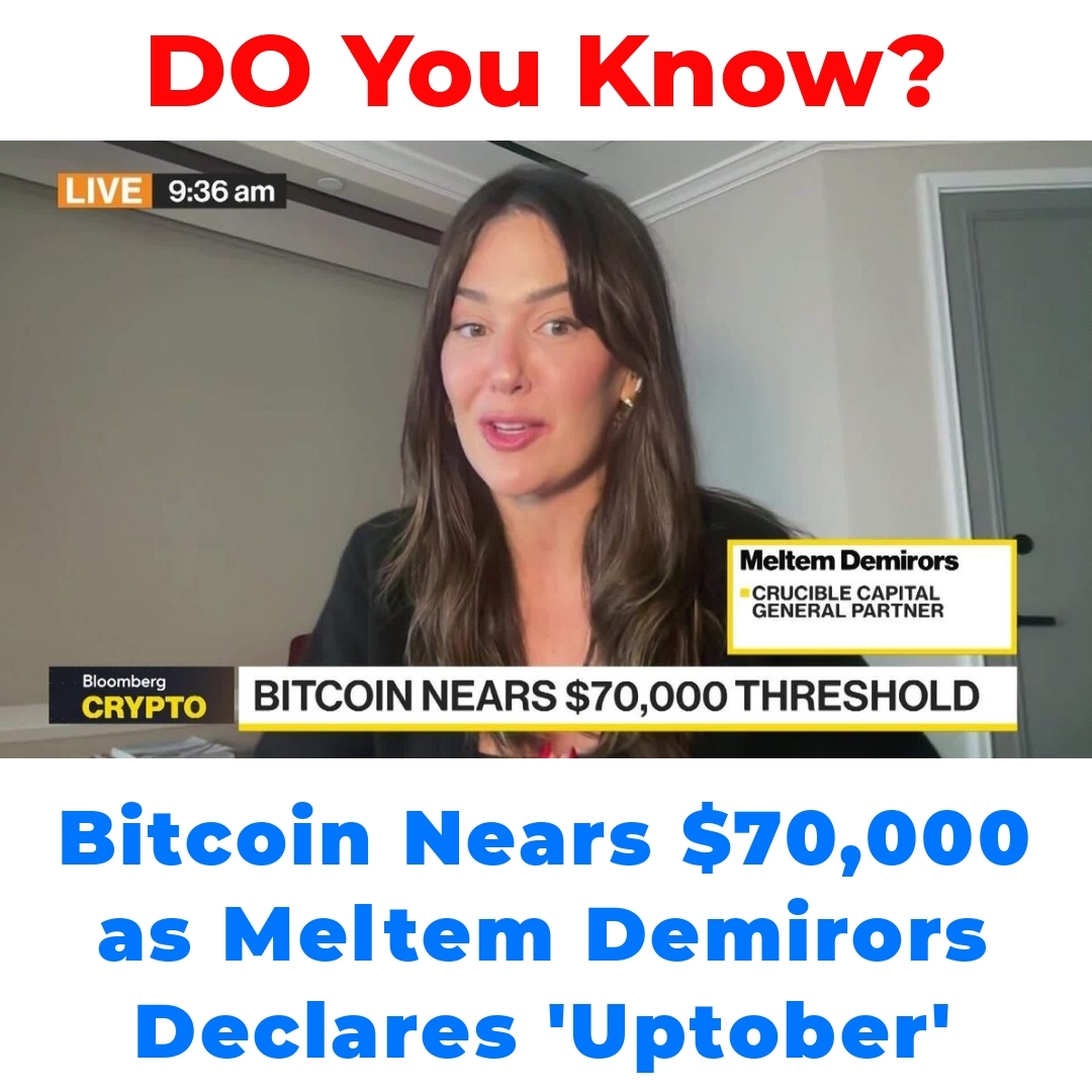 Bitcoin Nears ,000 as Meltem Demirors Declares ‘Uptober’