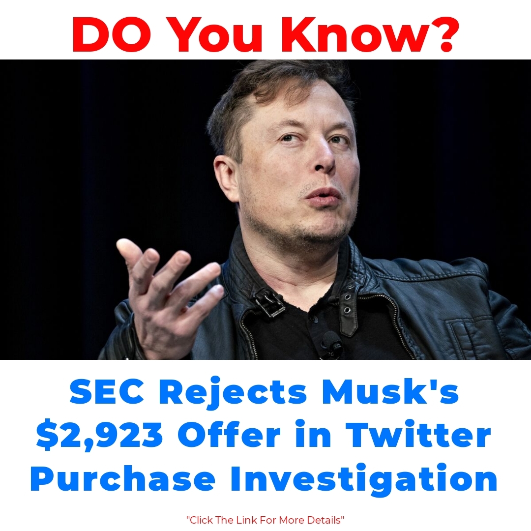 SEC Rejects Musk’s ,923 Offer in Twitter Purchase Investigation