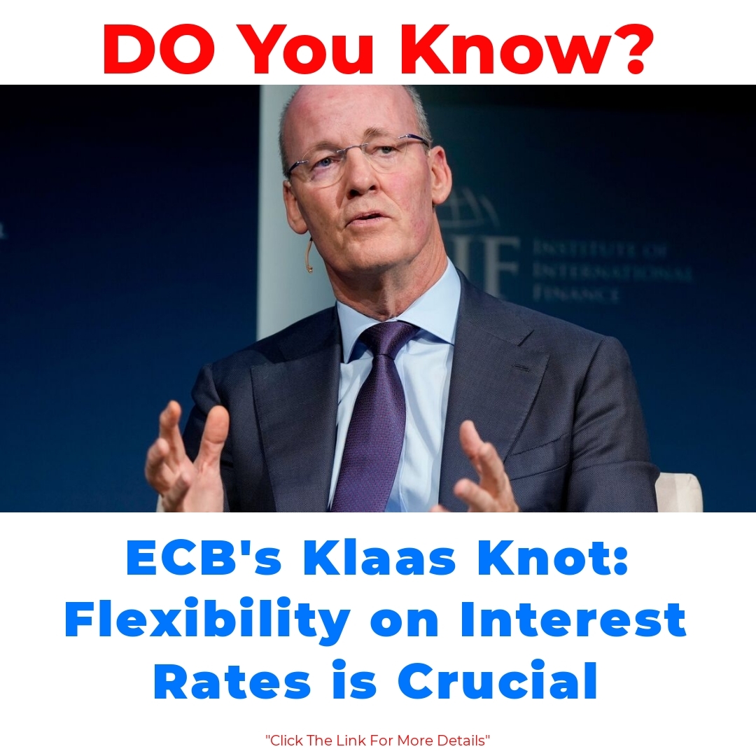 ECB’s Klaas Knot: Flexibility on Interest Rates is Crucial