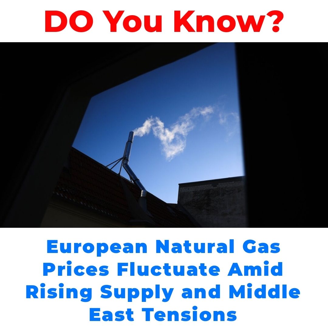 European Natural Gas Prices Fluctuate Amid Rising Supply and Middle East Tensions