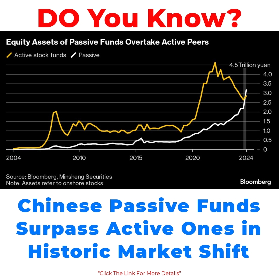 Chinese Passive Funds Surpass Active Ones in Historic Market Shift