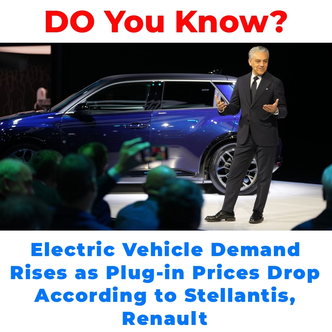 Electric Vehicle Demand Rises as Plug-in Prices Drop According to Stellantis, Renault