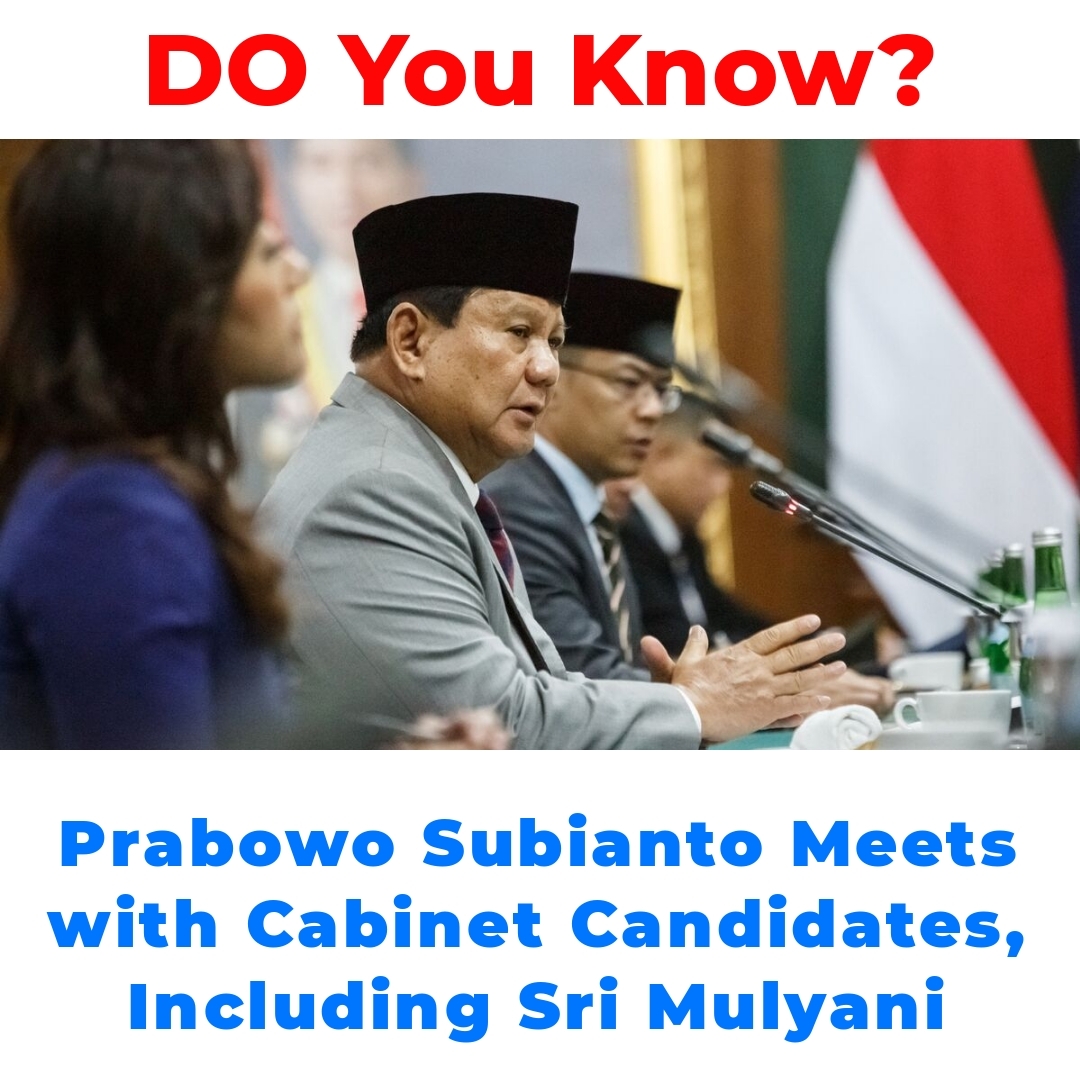 Prabowo Subianto Meets with Cabinet Candidates, Including Sri Mulyani