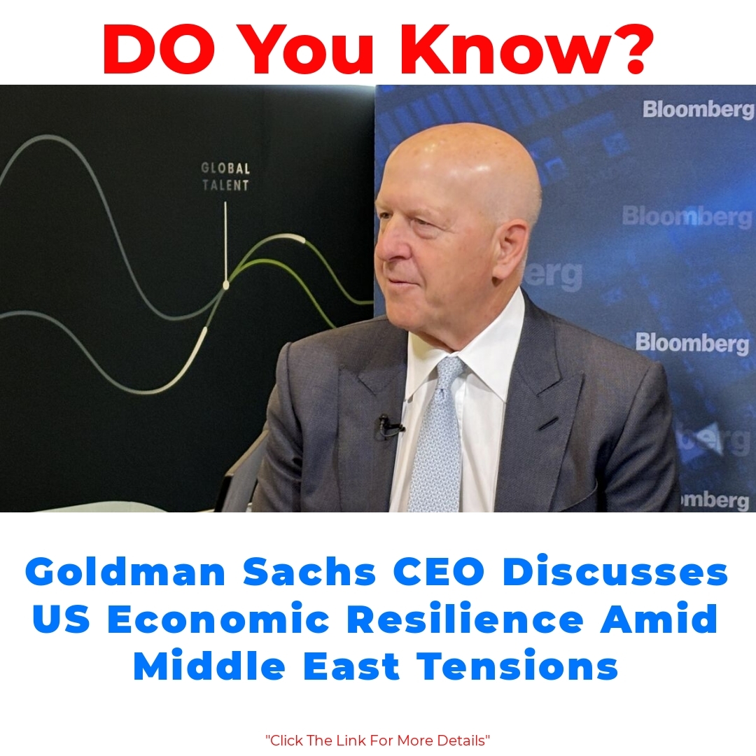 Goldman Sachs CEO Discusses US Economic Resilience Amid Middle East Tensions