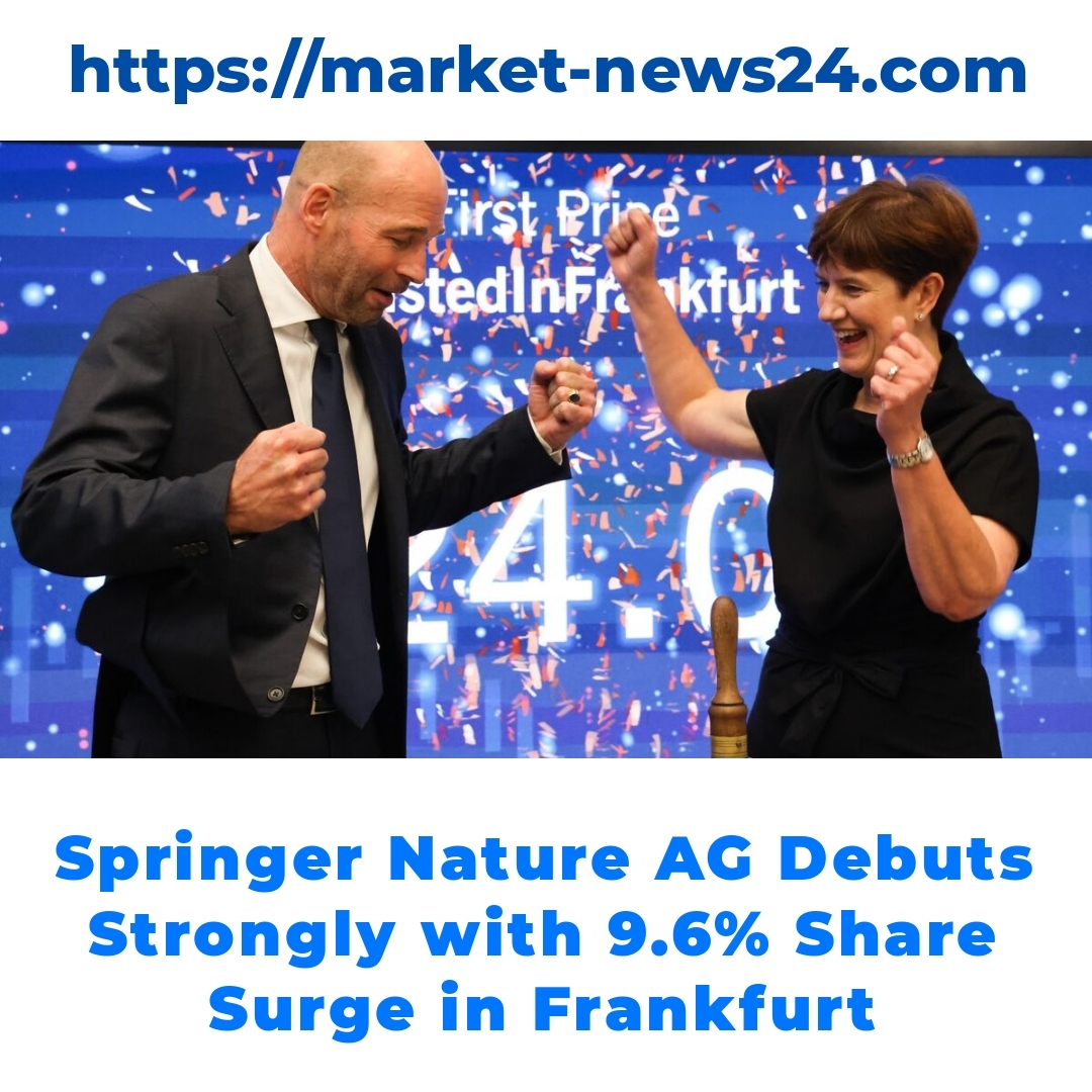 Springer Nature AG Debuts Strongly with 9.6% Share Surge in Frankfurt