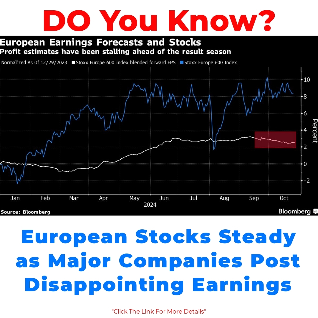 European Stocks Steady as Major Companies Post Disappointing Earnings