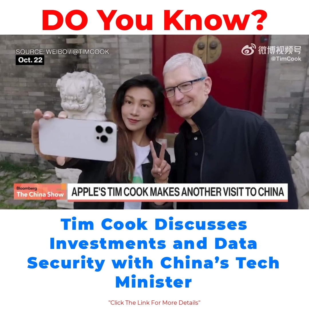 Tim Cook Discusses Investments and Data Security with China’s Tech Minister

#LakeShow #WhyIsTrumpAHitlerFan #DWTS #NBAonTNT #VegasBorn