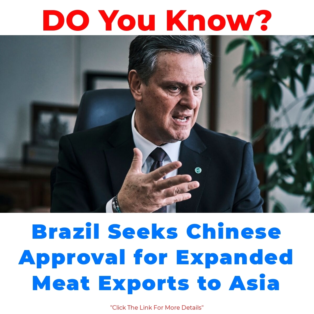 Brazil Seeks Chinese Approval for Expanded Meat Exports to Asia

#LakeShow #DWTS #WWENXT #MINvsLAL #RHONY #DPOY