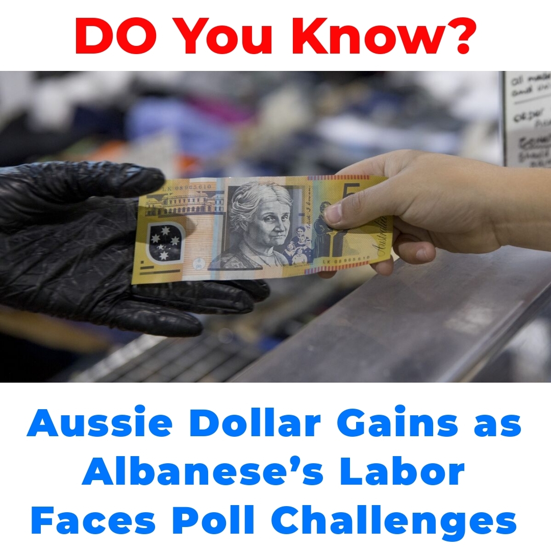 Aussie Dollar Gains as Albanese’s Labor Faces Poll Challenges