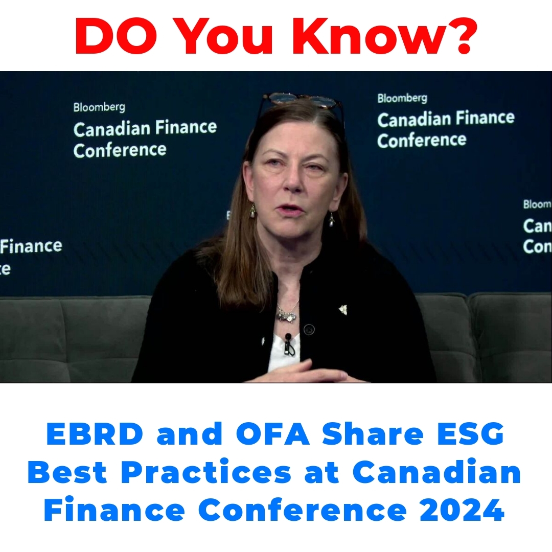 EBRD and OFA Share ESG Best Practices at Canadian Finance Conference 2024