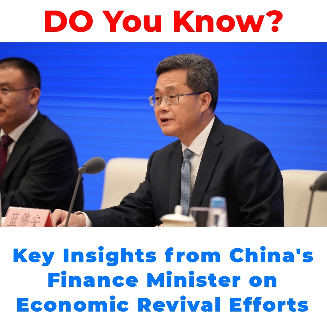 Key Insights from China’s Finance Minister on Economic Revival Efforts