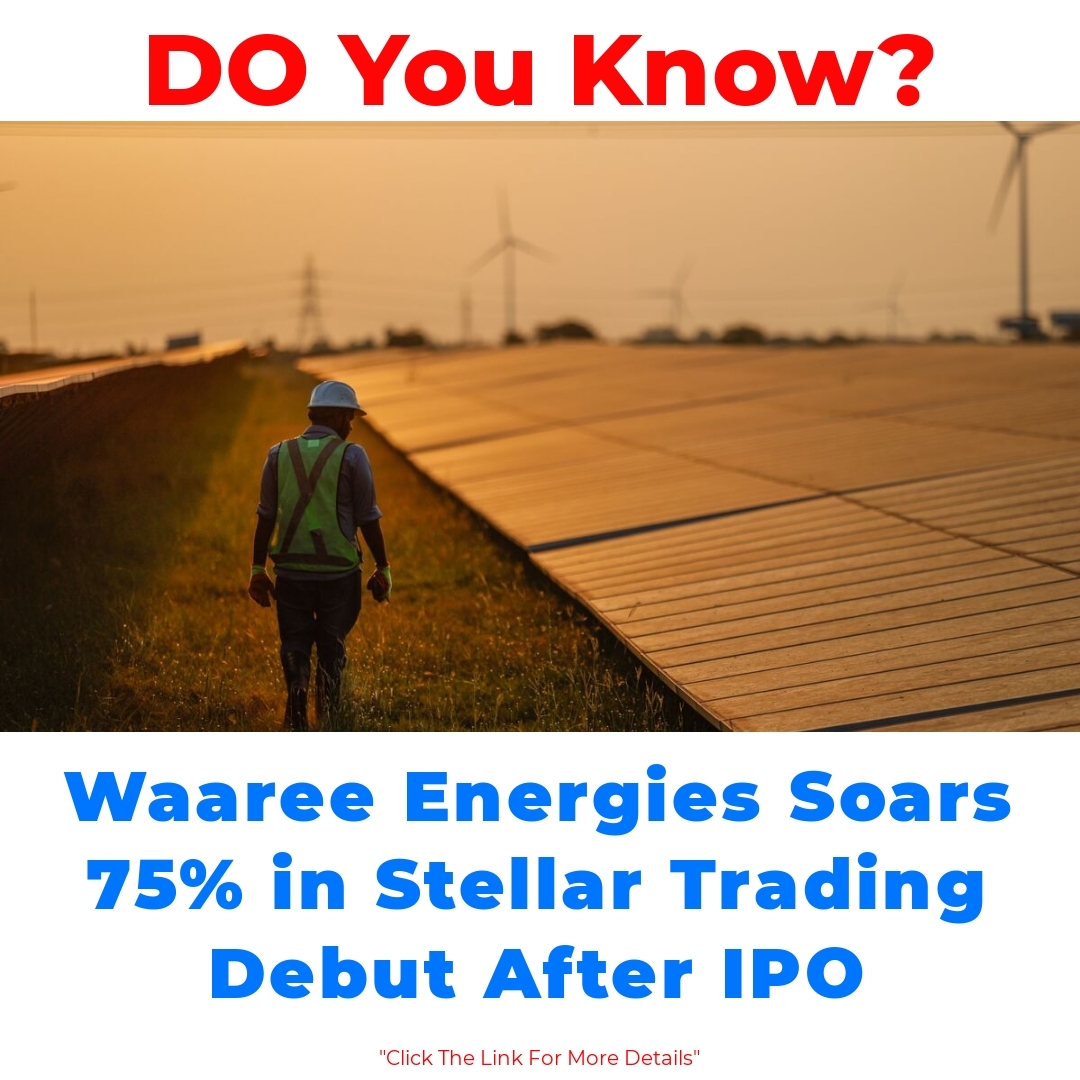 Waaree Energies Soars 75% in Stellar Trading Debut After IPO