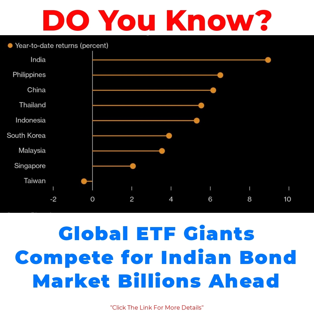 Global ETF Giants Compete for Indian Bond Market Billions Ahead

#ETFs #IndianBondMarket #InvestmentOpportunities #GlobalFinance #MarketCompetition #BondInvesting #AssetManagement