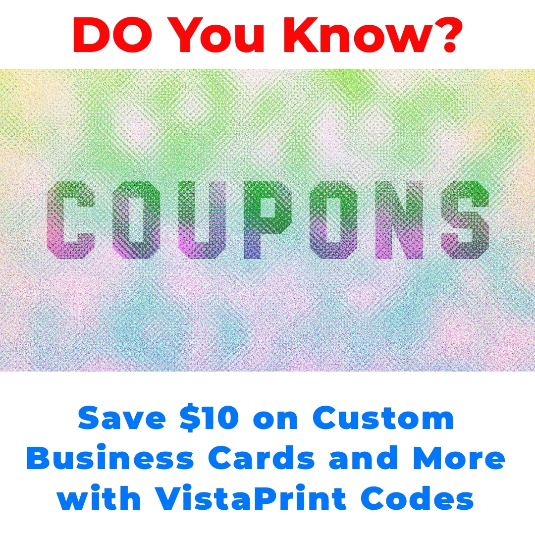 Save  on Custom Business Cards and More with VistaPrint Codes