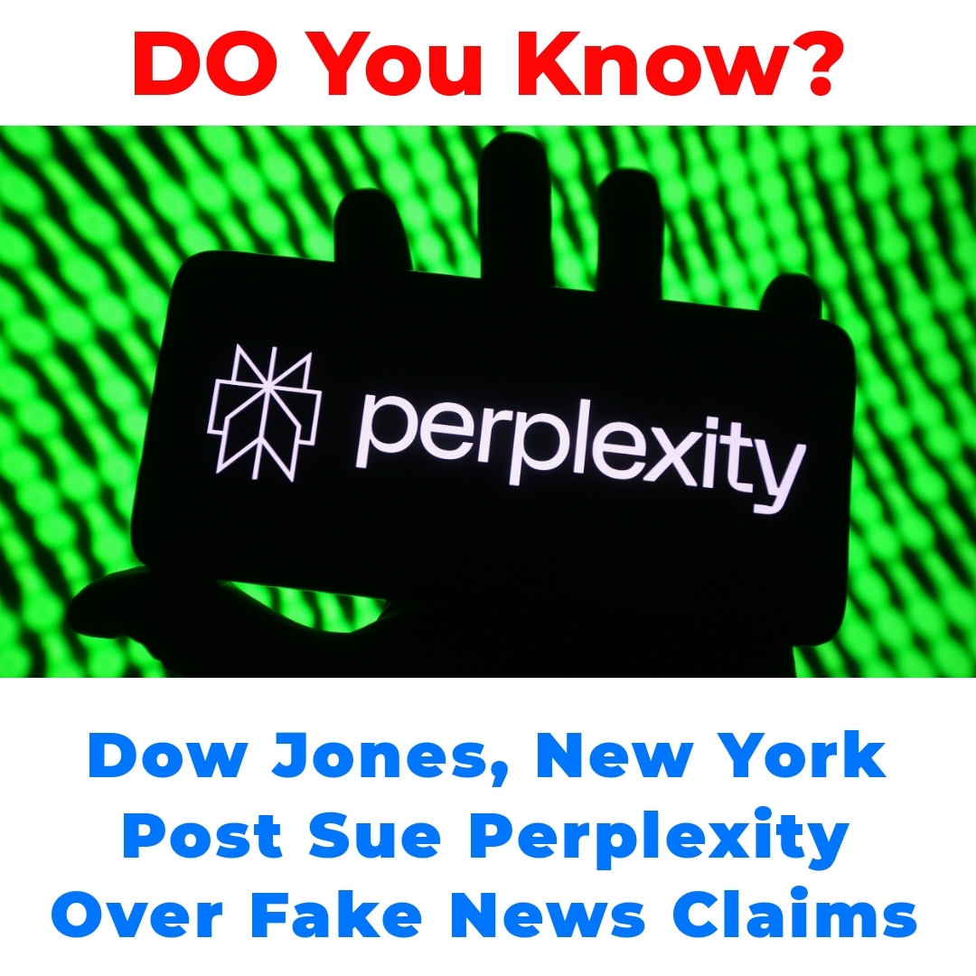 Dow Jones, New York Post Sue Perplexity Over Fake News Claims