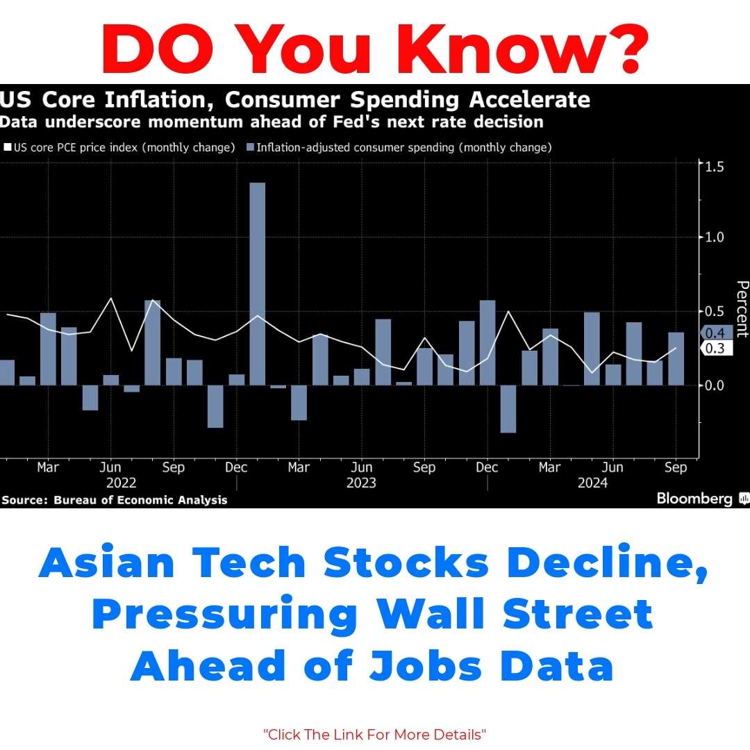 Asian Tech Stocks Decline, Pressuring Wall Street Ahead of Jobs Data