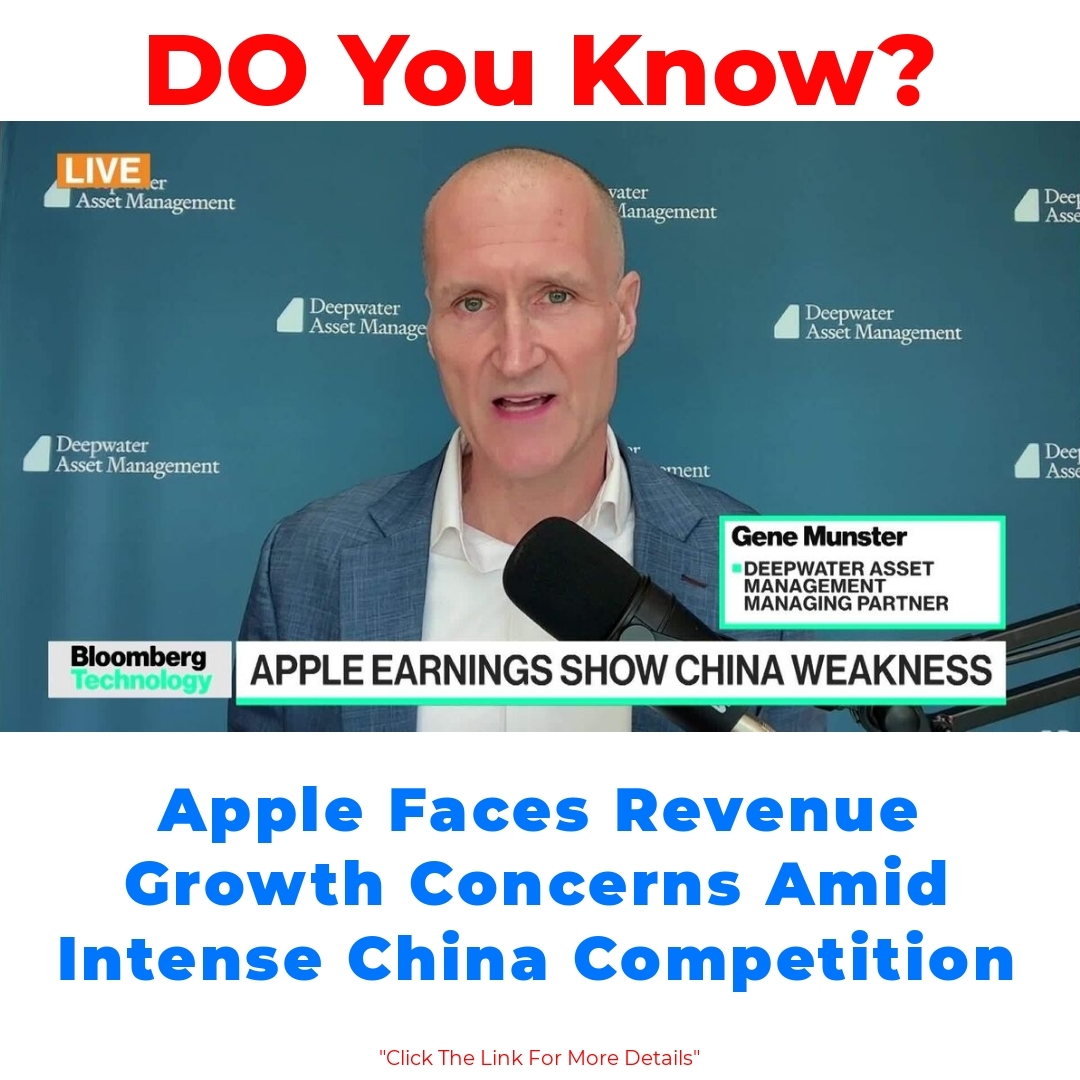 Apple Faces Revenue Growth Concerns Amid Intense China Competition