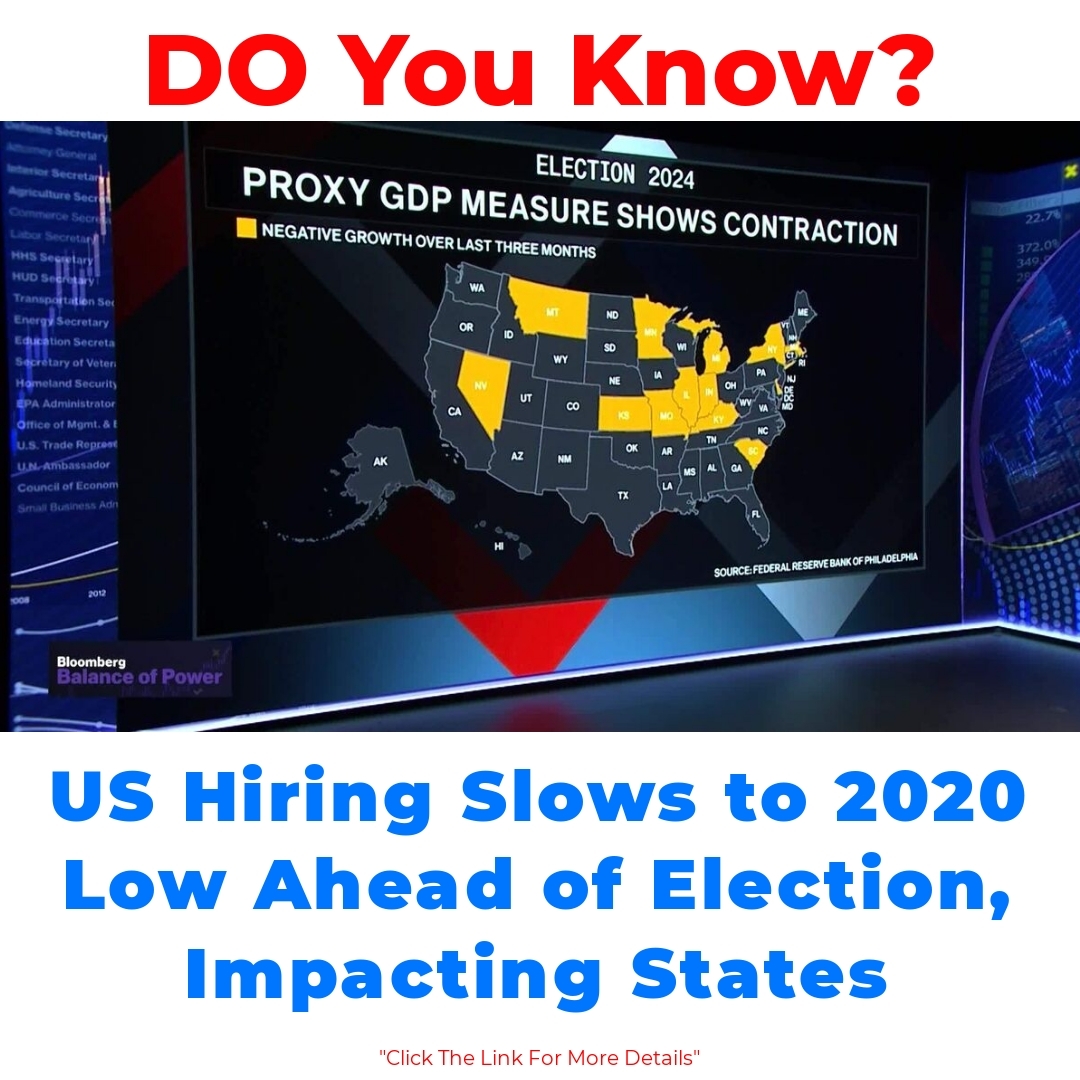 US Hiring Slows to 2020 Low Ahead of Election, Impacting States